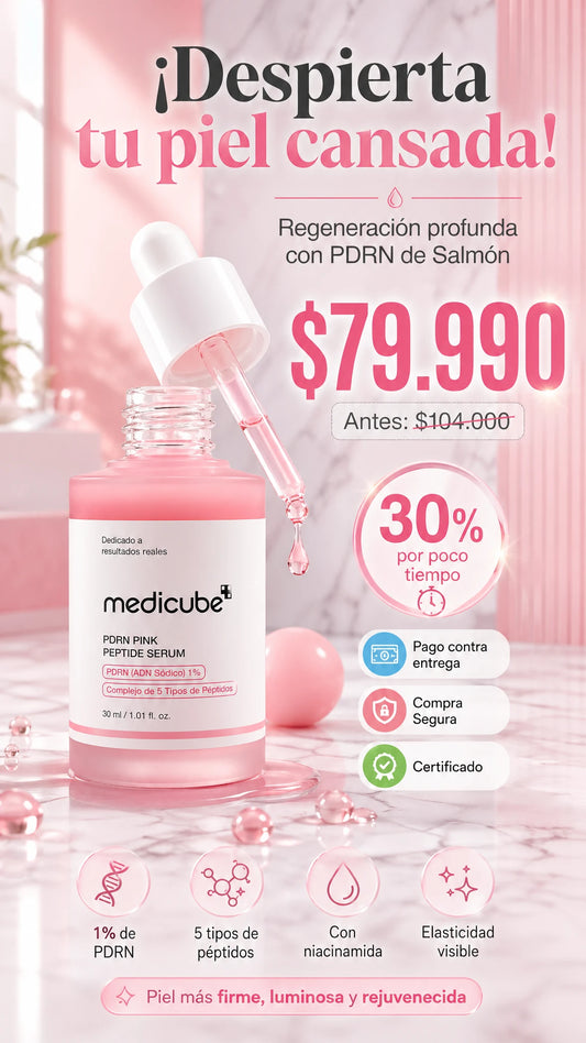 Medicube Pink Peptide Serum - ADN de salmón