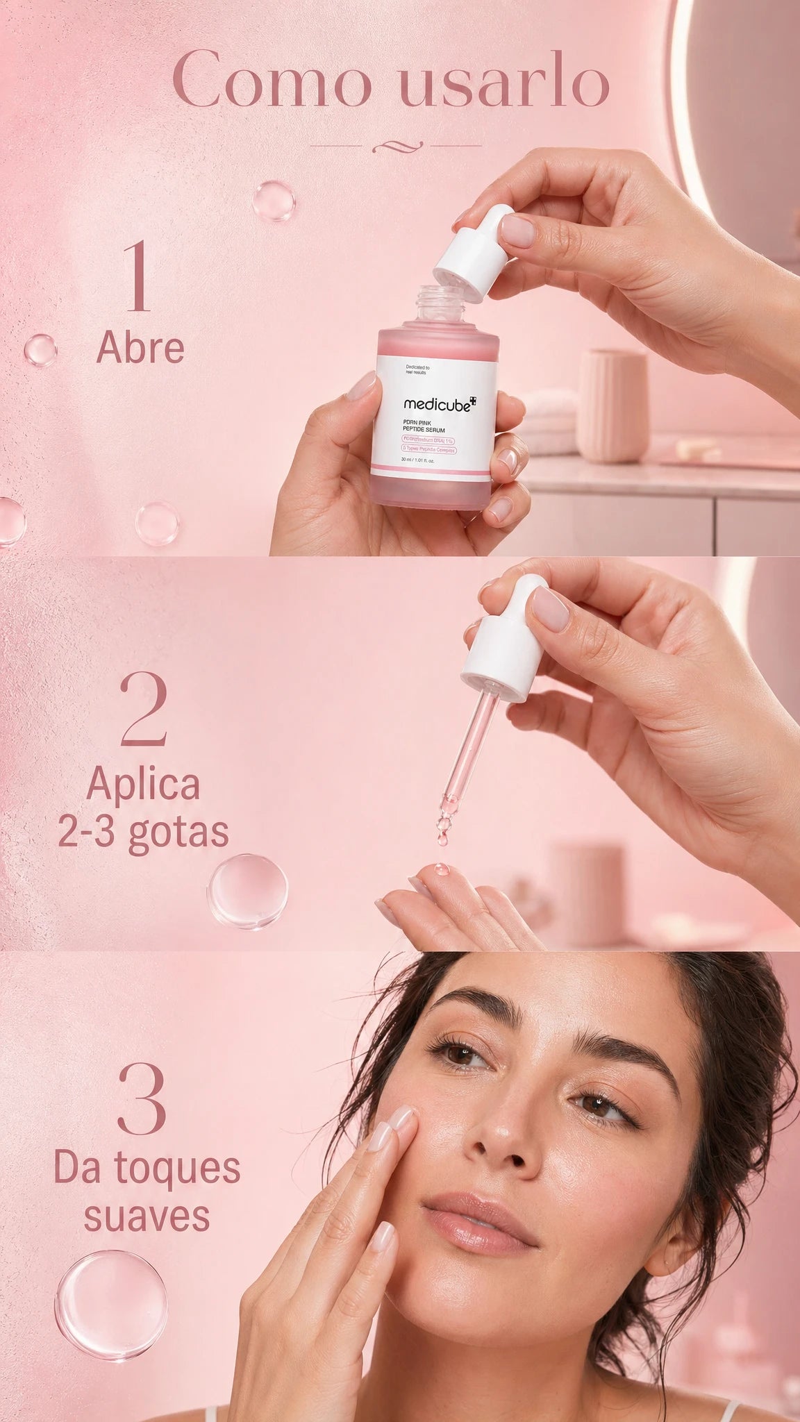 Medicube Pink Peptide Serum - ADN de salmón