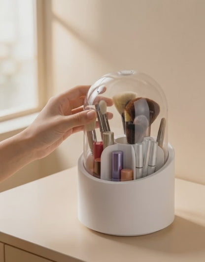 Organizador de maquillaje giratorio